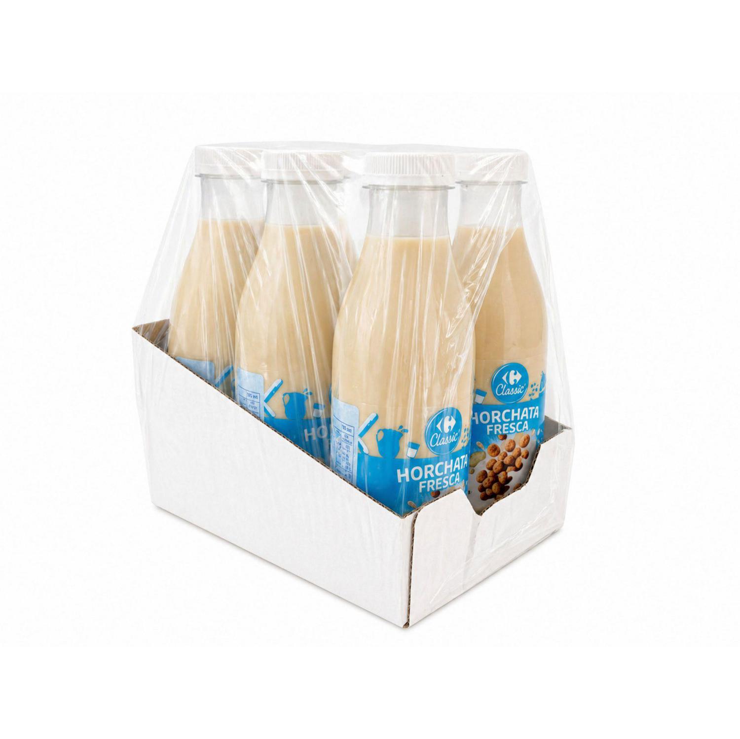 Horchata fresca Carrefour sin gluten 750 ml. — otra vista del envase