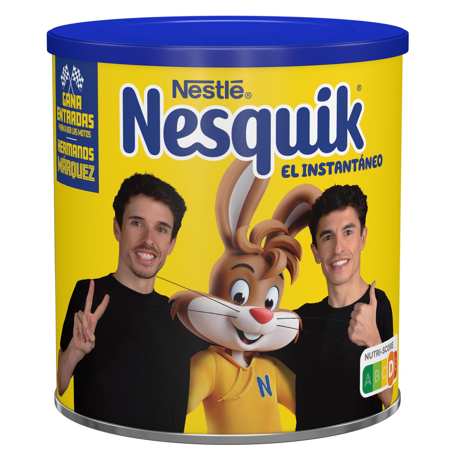 Cacao soluble instantáneo Nestlé Nesquik sin gluten 700 g. — otra vista del envase