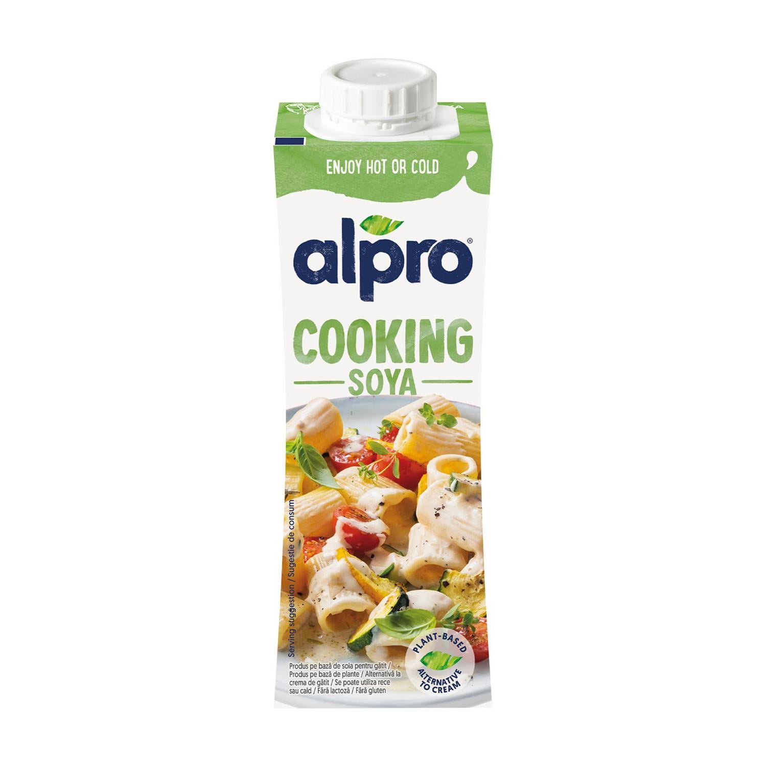 Preparado de soja para cocinar Alpro sin gluten y sin lactosa 250 ml. — otra vista del envase