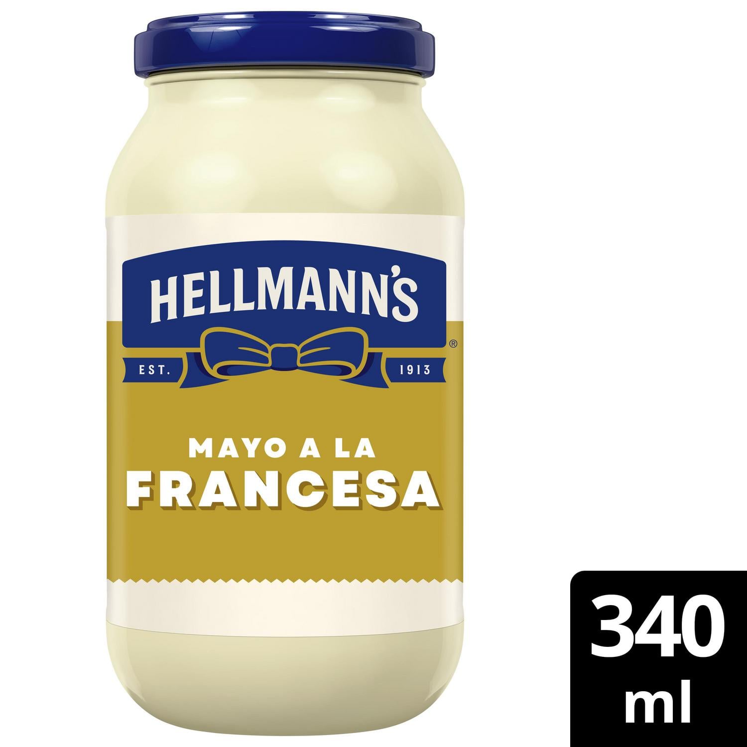 Mayonesa a la francesa Hellmann's sin gluten 340 ml. — otra vista del envase