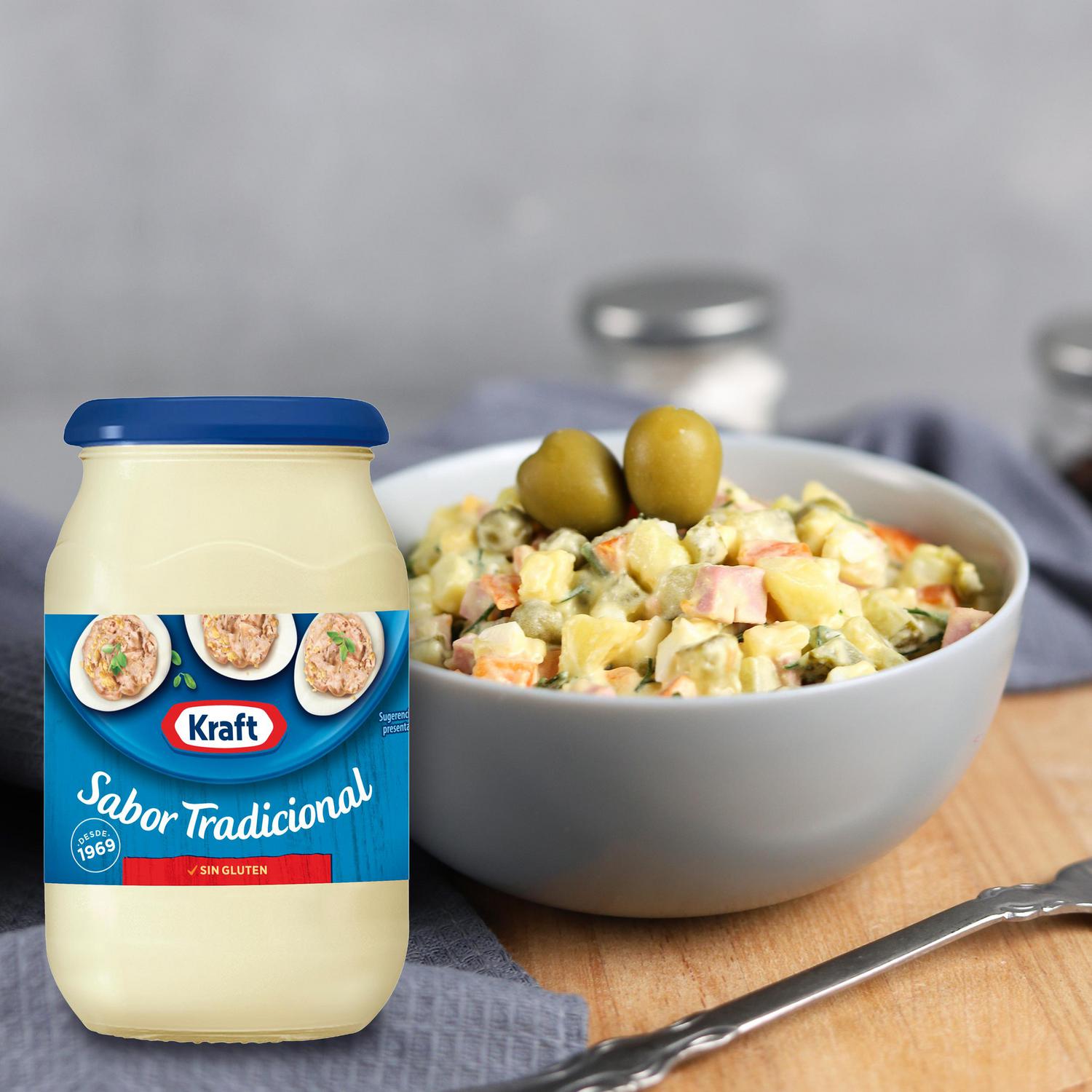 Mayonesa Kraft sin gluten tarro 275 ml. — otra vista del envase