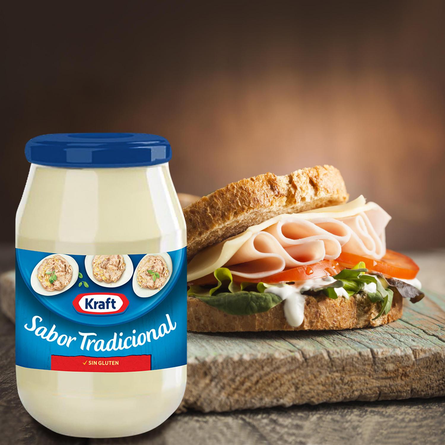 Mayonesa Kraft sin gluten tarro 275 ml. — otra vista del envase