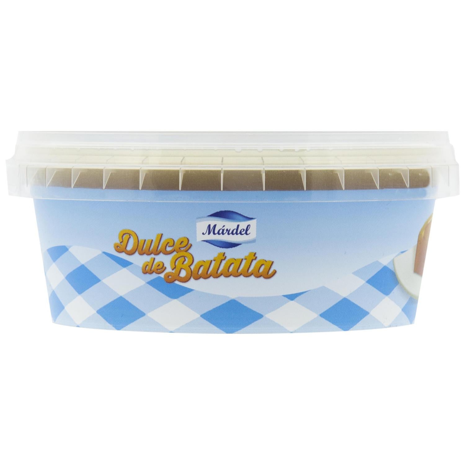 Dulce de batata Márdel sin gluten 370 g. — otra vista del envase