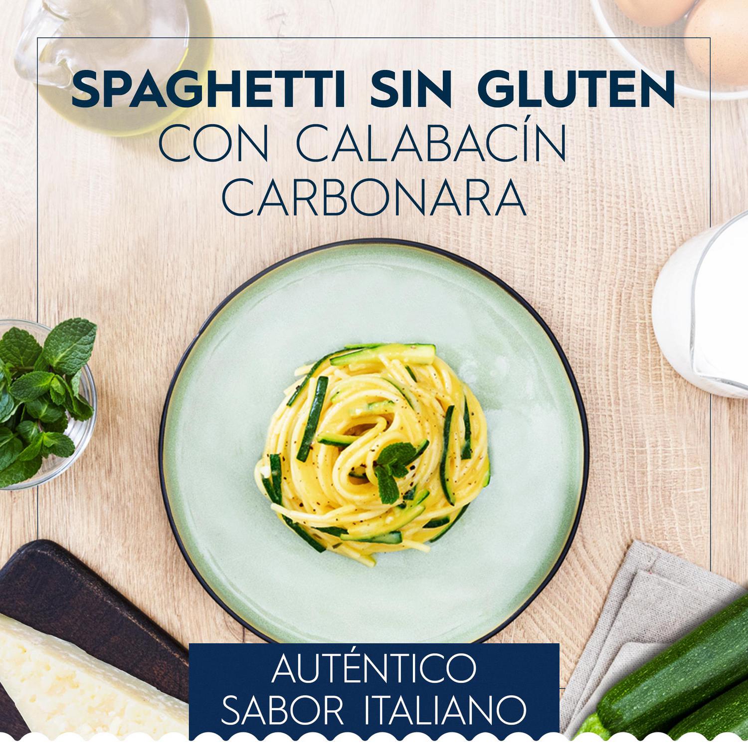Pasta espaguetis Barilla sin gluten 400 g. — otra vista del envase