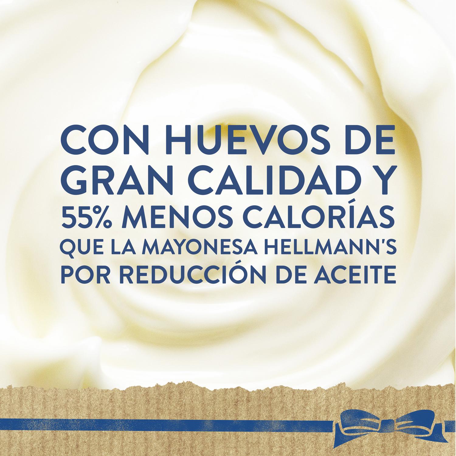 Mayonesa Light Hellmann's sin gluten tarro 430 ml. — otra vista del envase