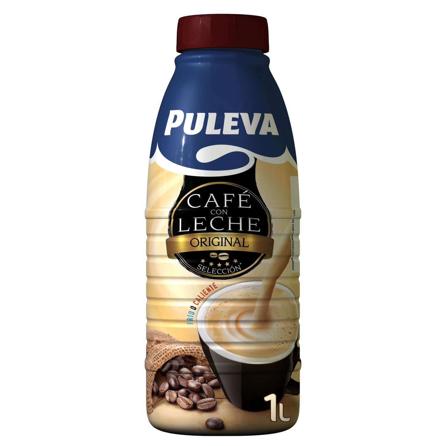Café con leche Puleva Original sin gluten 1 l. — otra vista del envase