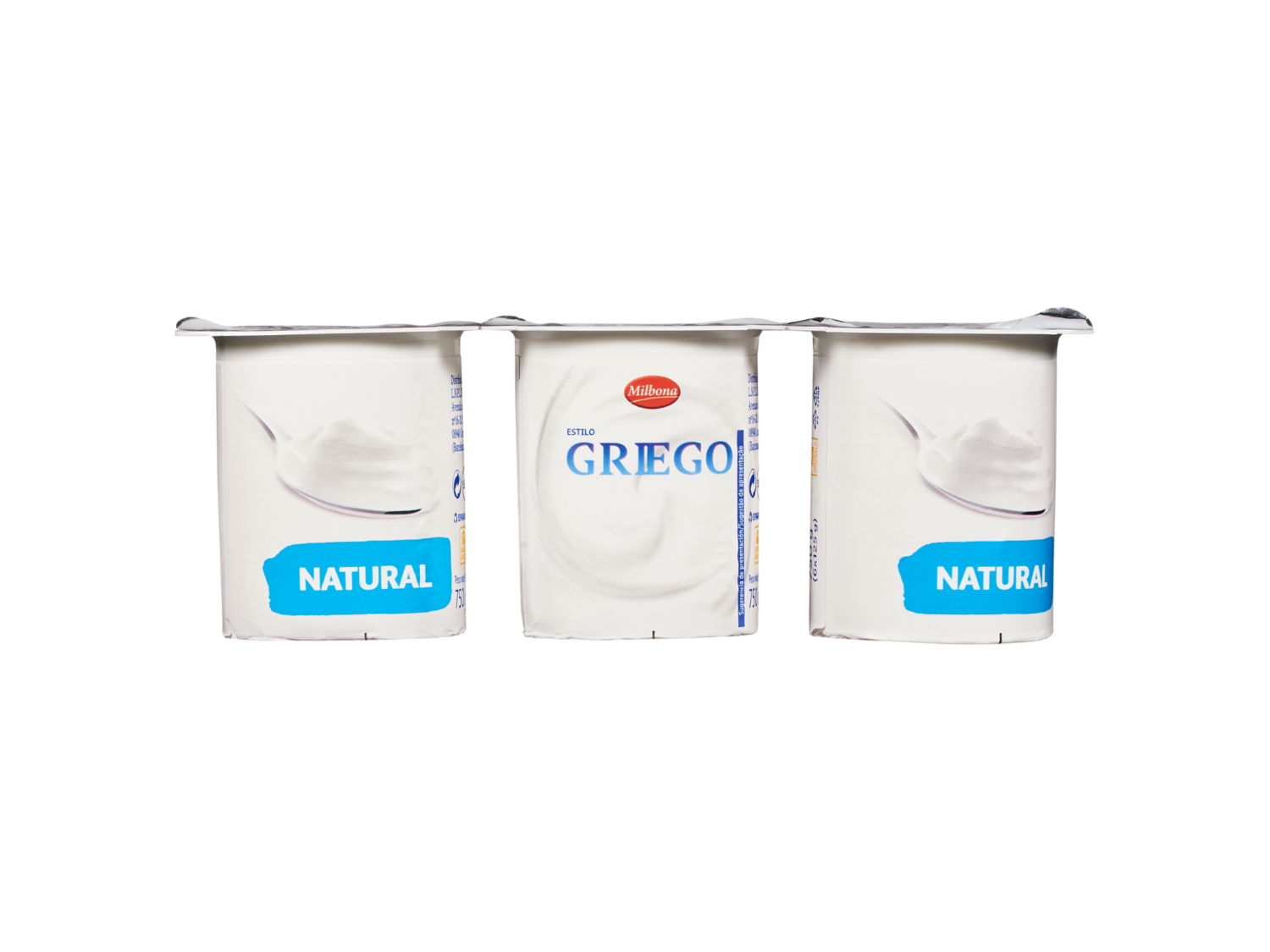 MILBONA Griego natural — otra vista del envase
