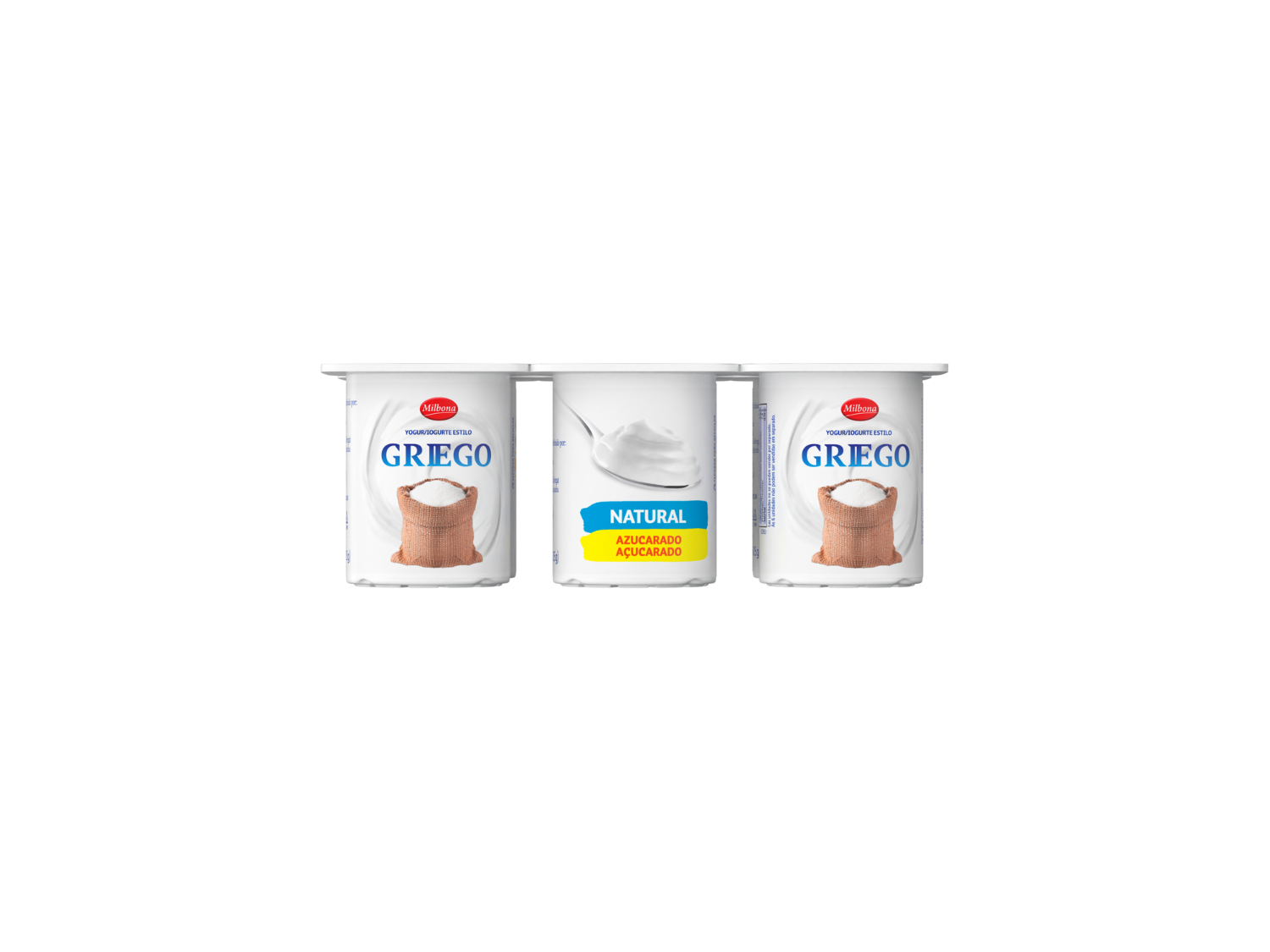 MILBONA Griego azucarado — otra vista del envase