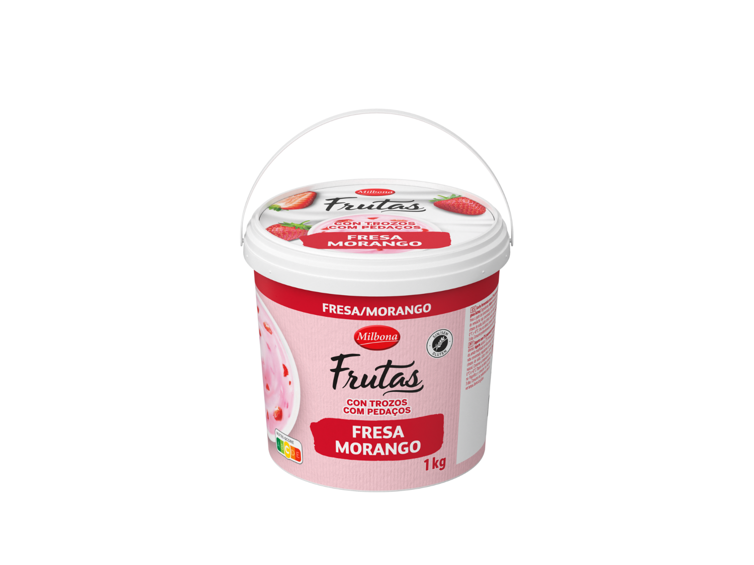 MILBONA Yogur de frutas — otra vista del envase