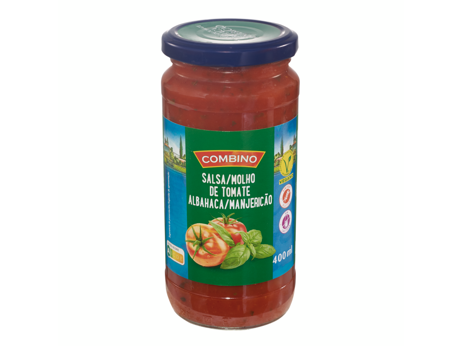 Salsa para pasta — otra vista del envase