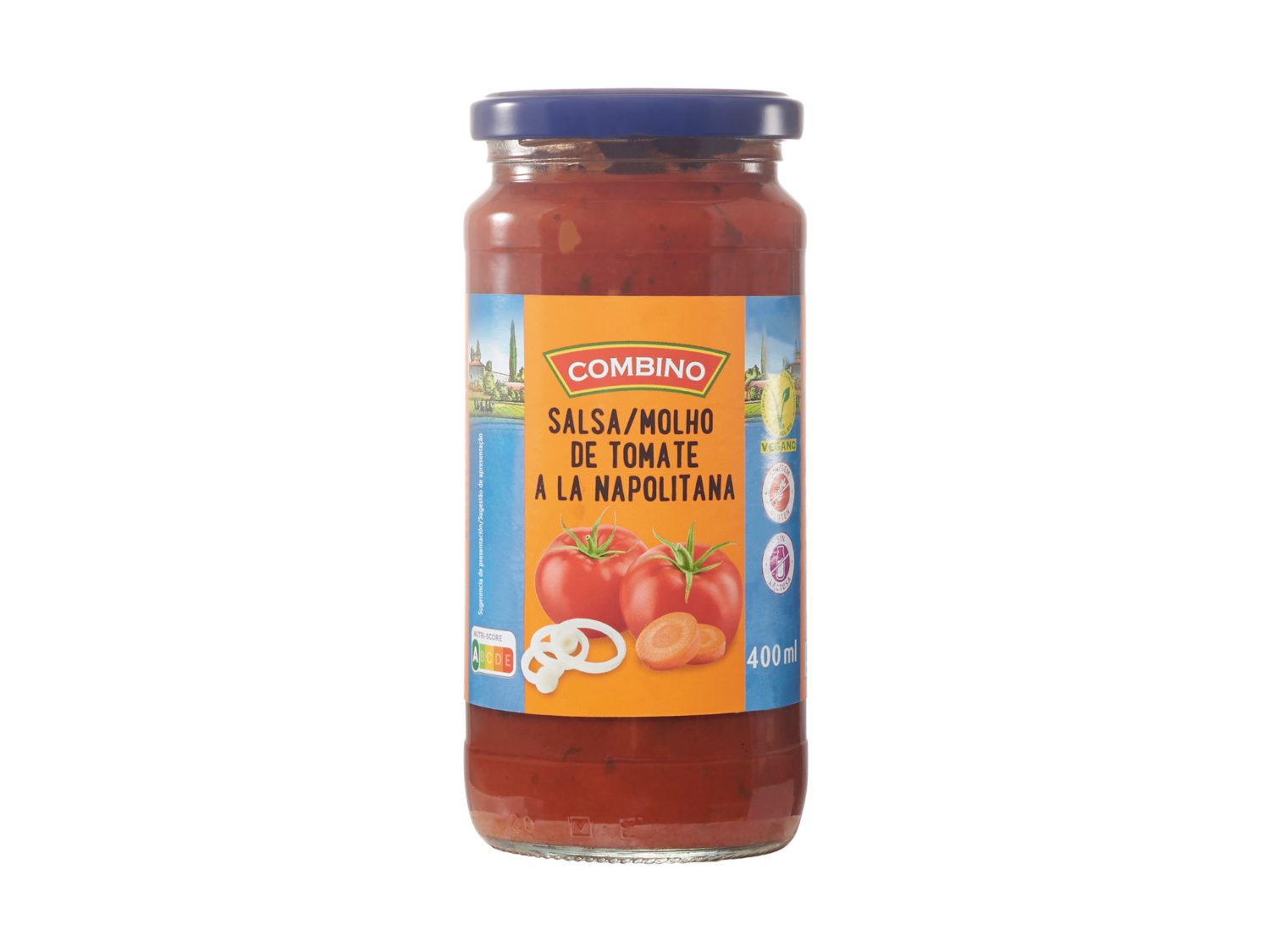 Salsa para pasta — otra vista del envase