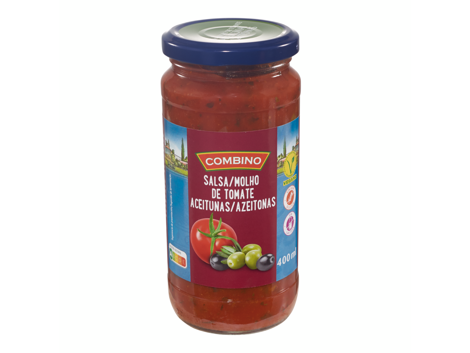 Salsa para pasta — otra vista del envase