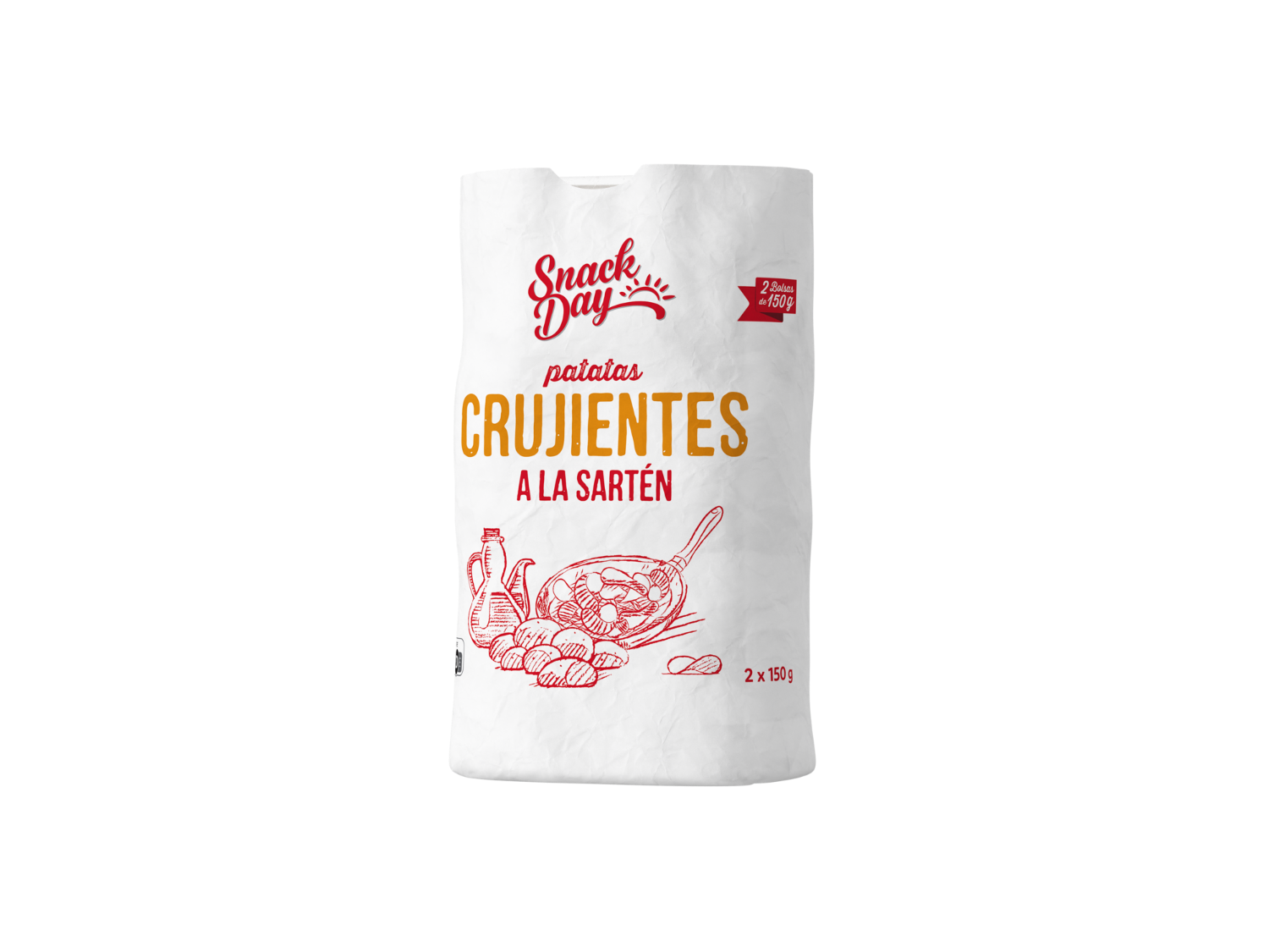 Snack Day Crujientes — otra vista del envase