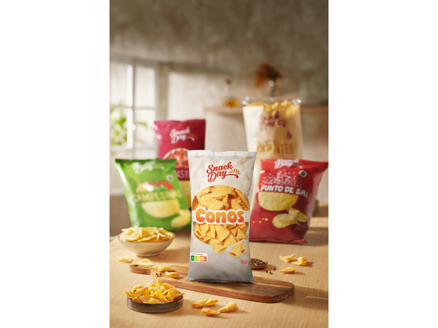 Snack Day Crujientes — otra vista del envase