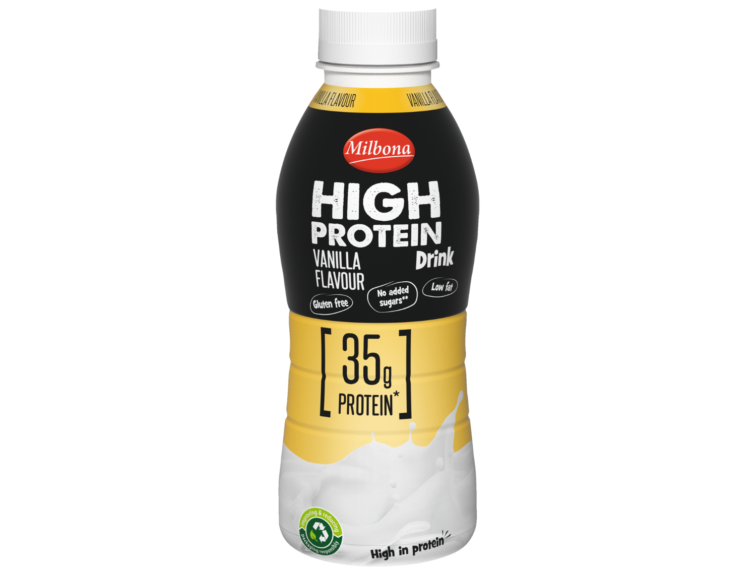 MILBONA Bebida high protein — otra vista del envase