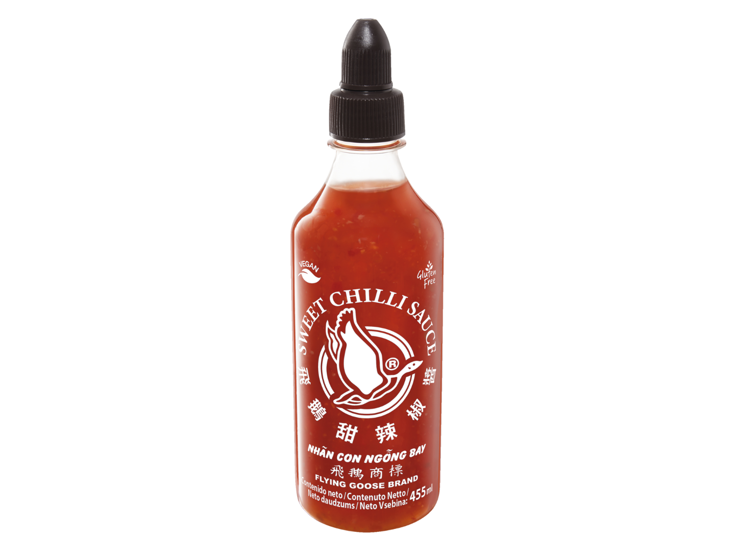 Salsa Sriracha — otra vista del envase