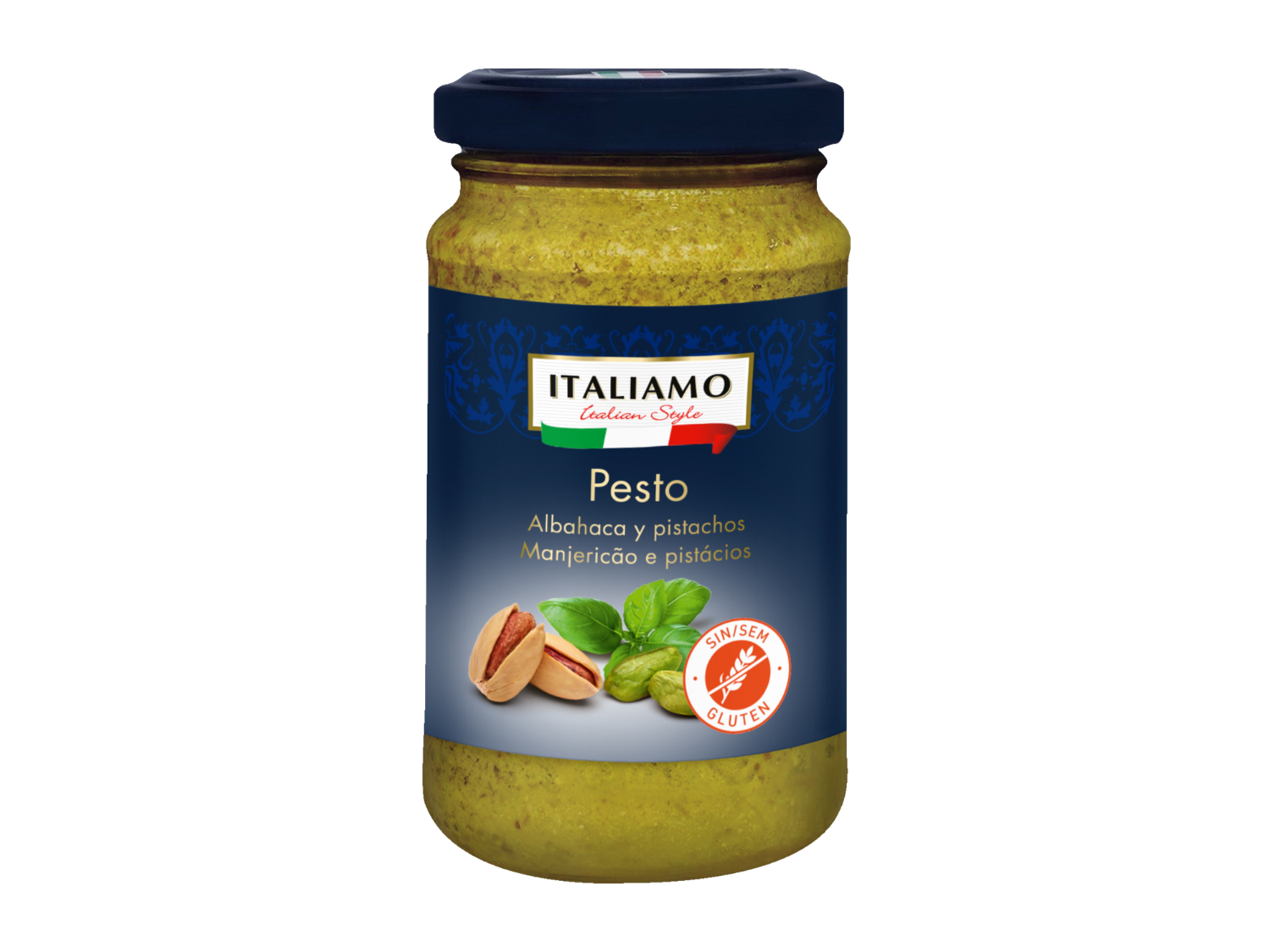 ITALIAMO Pesto de pistacho y albahaca