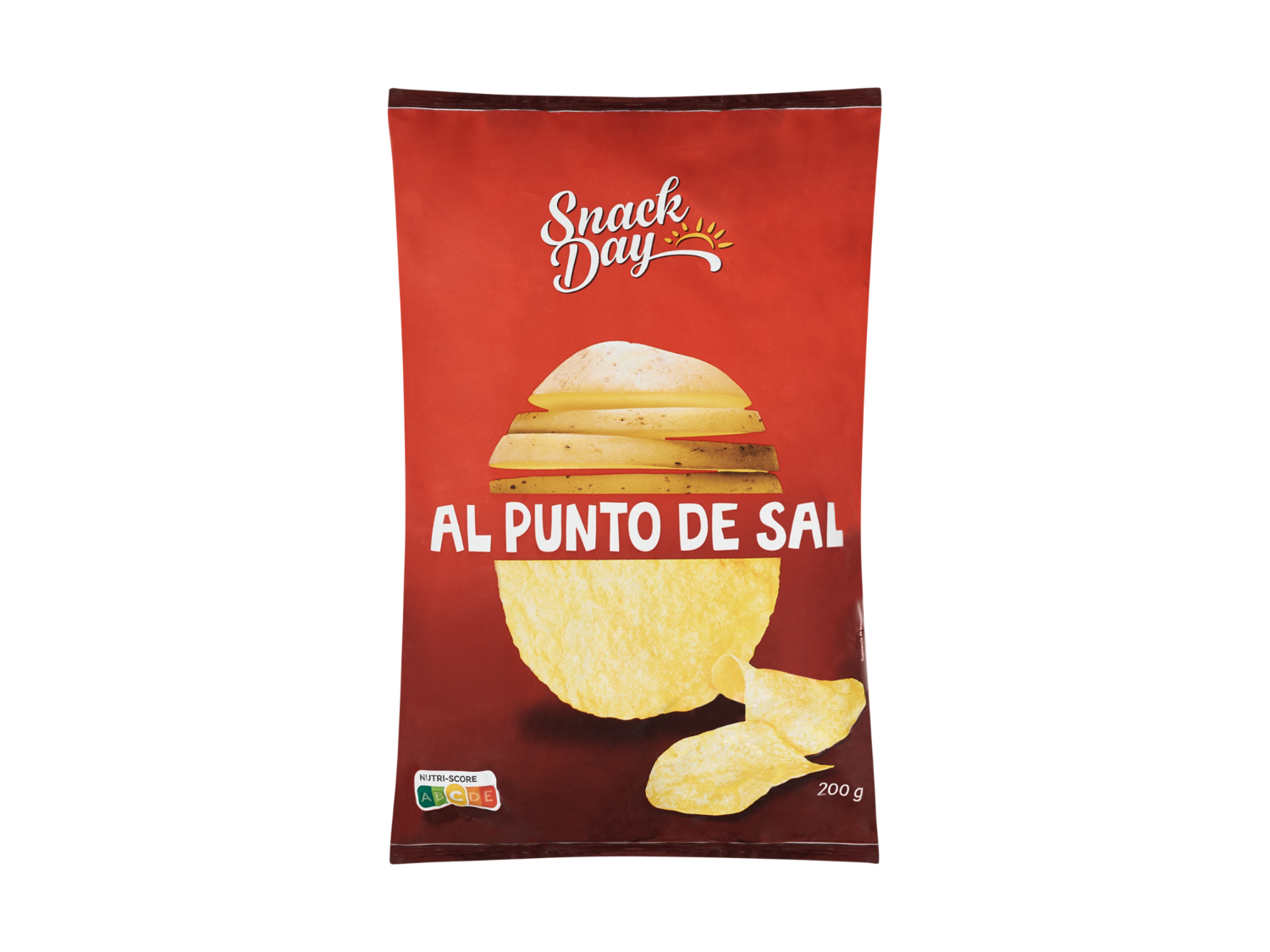 Snack Day Chips al punto de sal — otra vista del envase