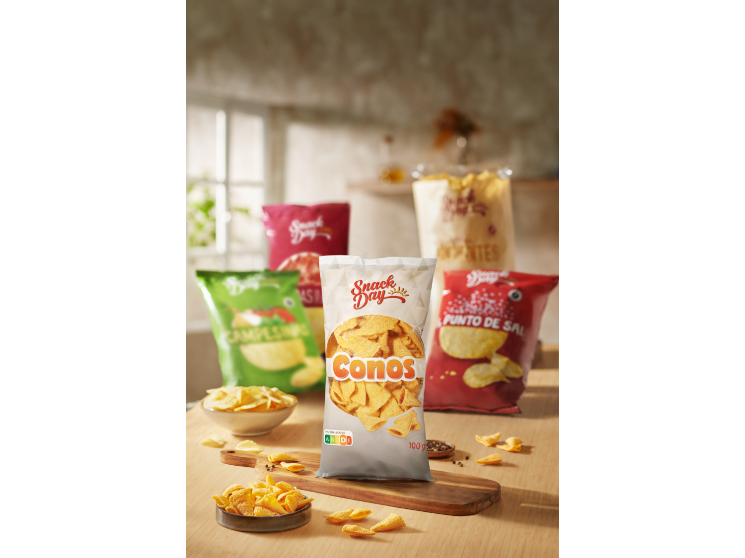 Snack Day Chips al punto de sal — otra vista del envase
