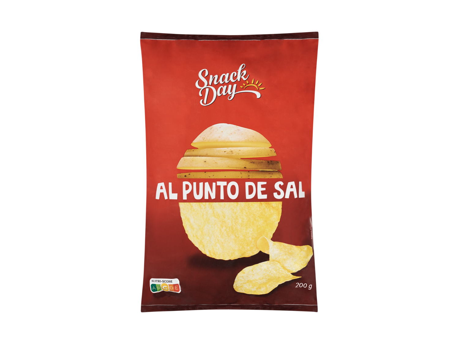 Snack Day Chips al punto de sal — otra vista del envase