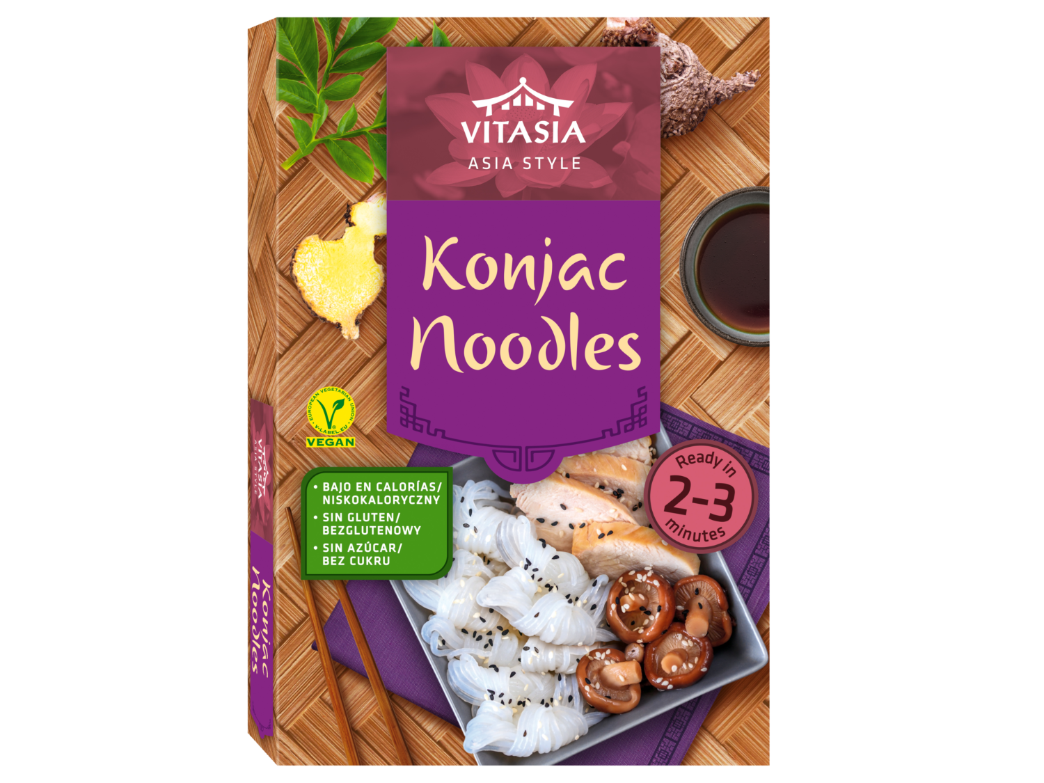 COMBINO Konjak Noodles — otra vista del envase