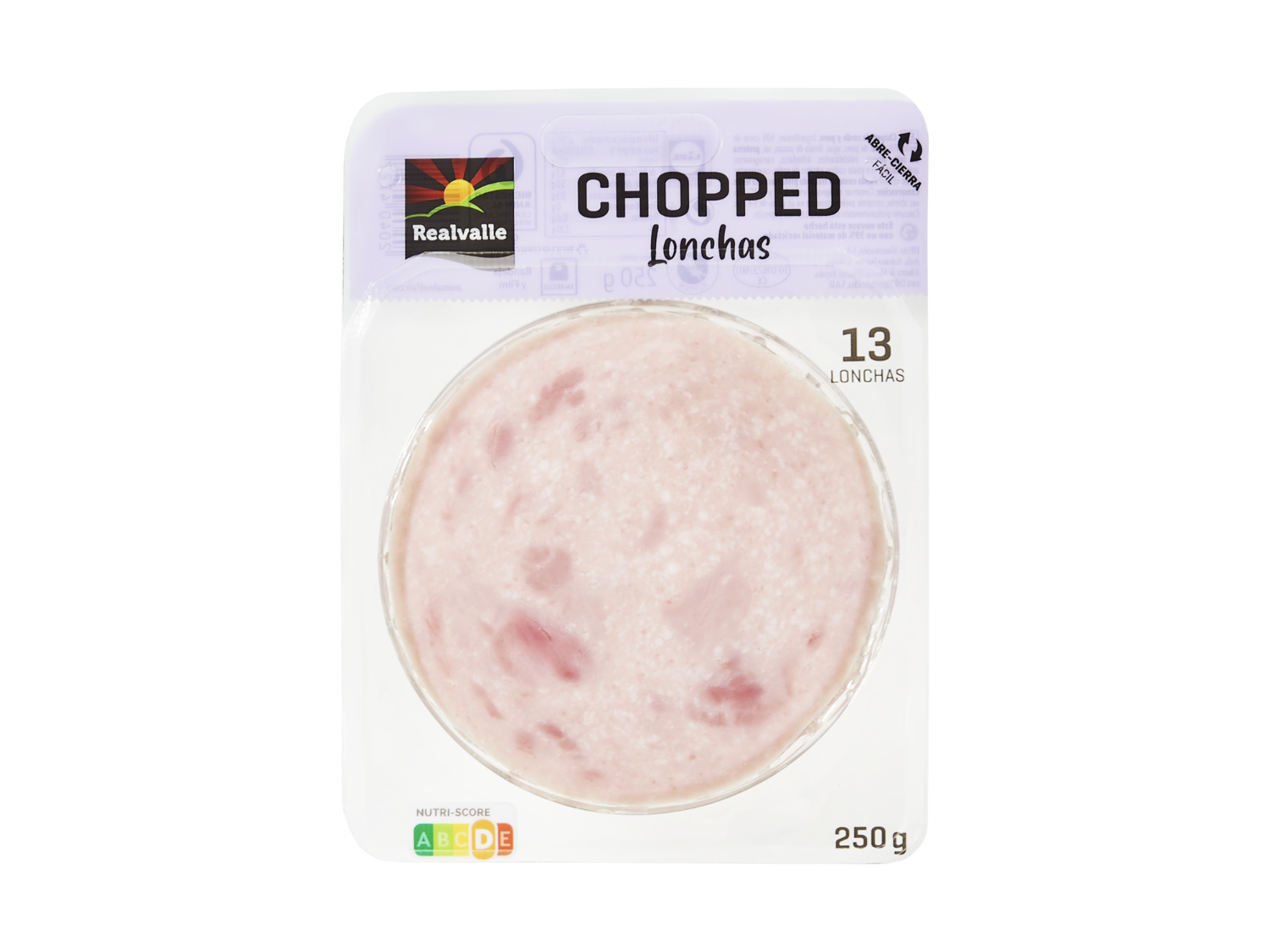 Realvalle Chopped — otra vista del envase