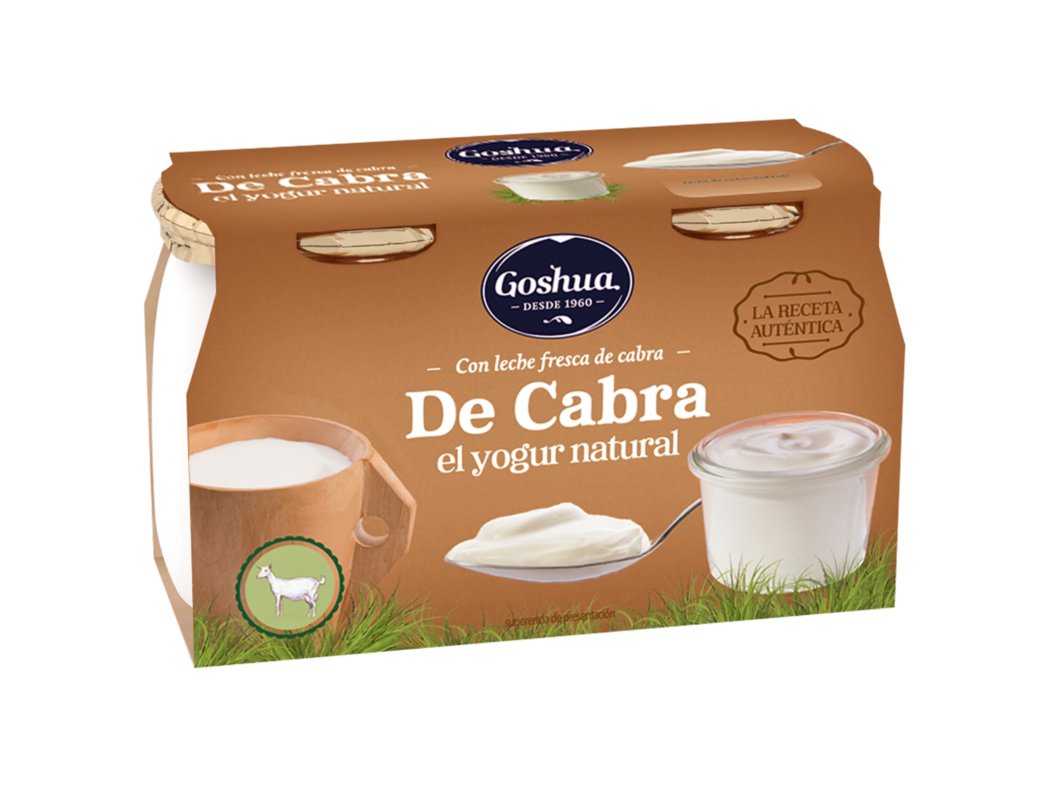 Yogur natural de oveja — otra vista del envase