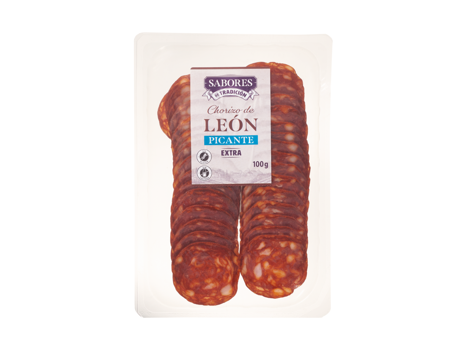 Chorizo de León — otra vista del envase