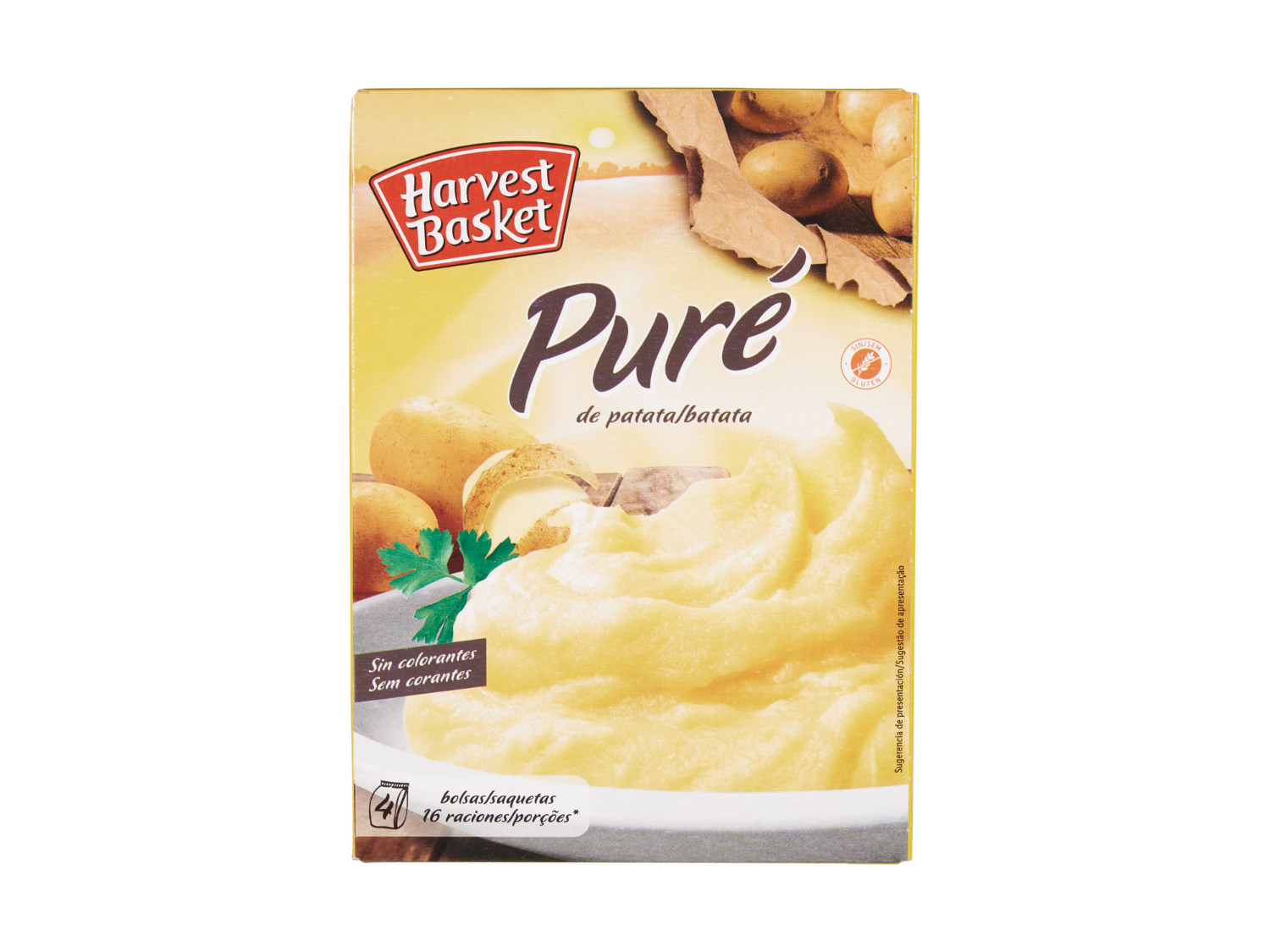 HARVEST BASKET Puré de patatas — otra vista del envase