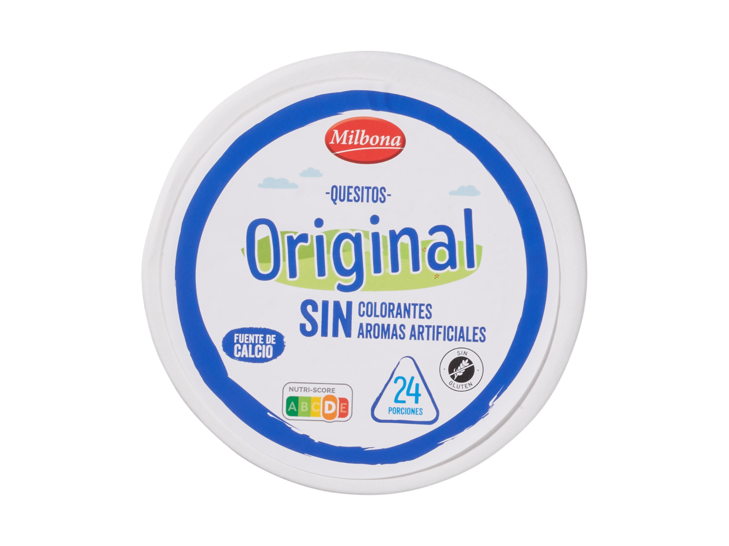 MILBONA Queso fundido 24 porciones — otra vista del envase