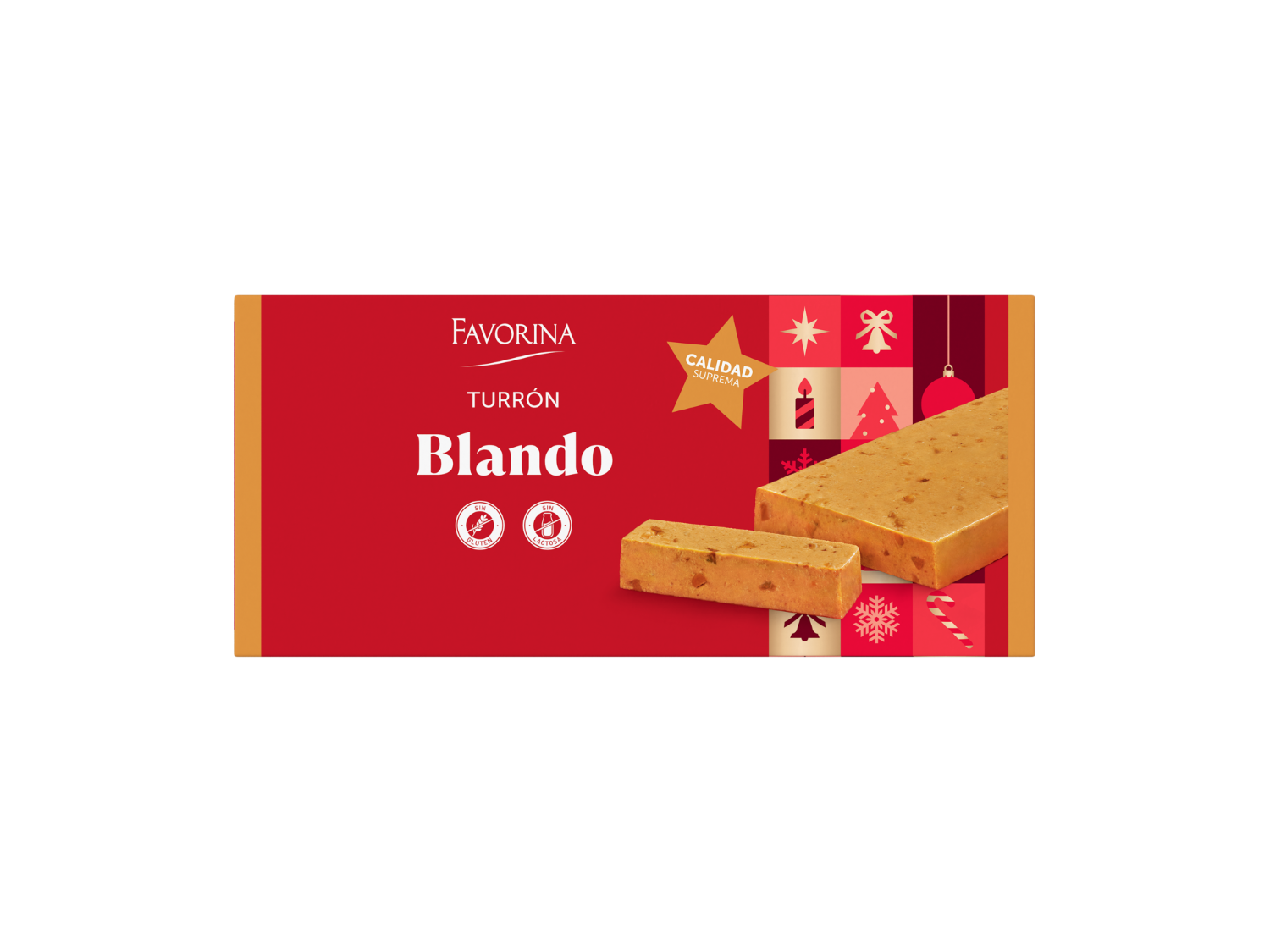 Turrón calidad suprema — otra vista del envase