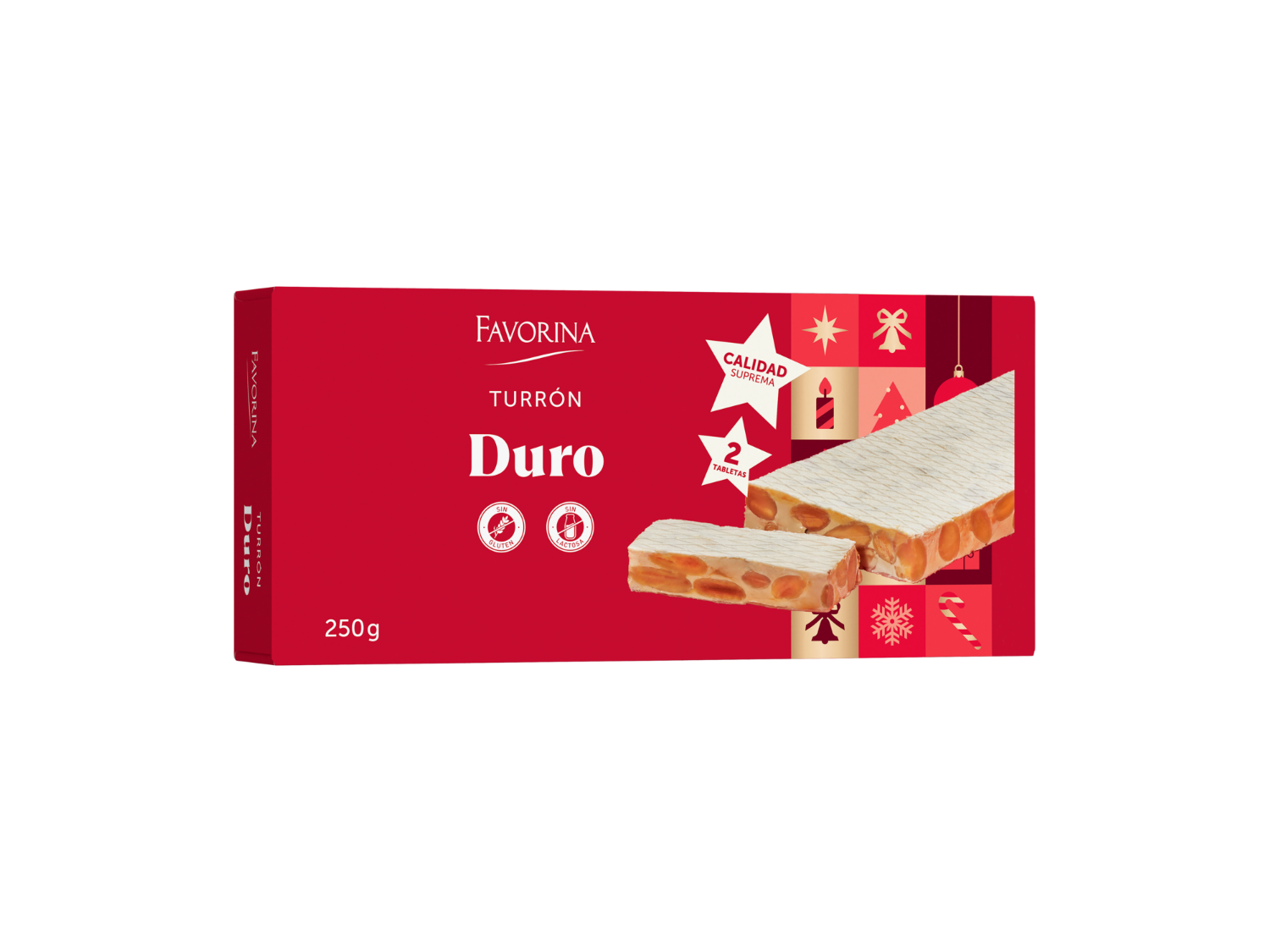 Turrón calidad suprema — otra vista del envase