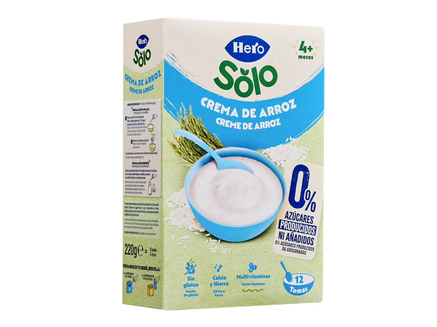 --- Papilla de crema de arroz — otra vista del envase