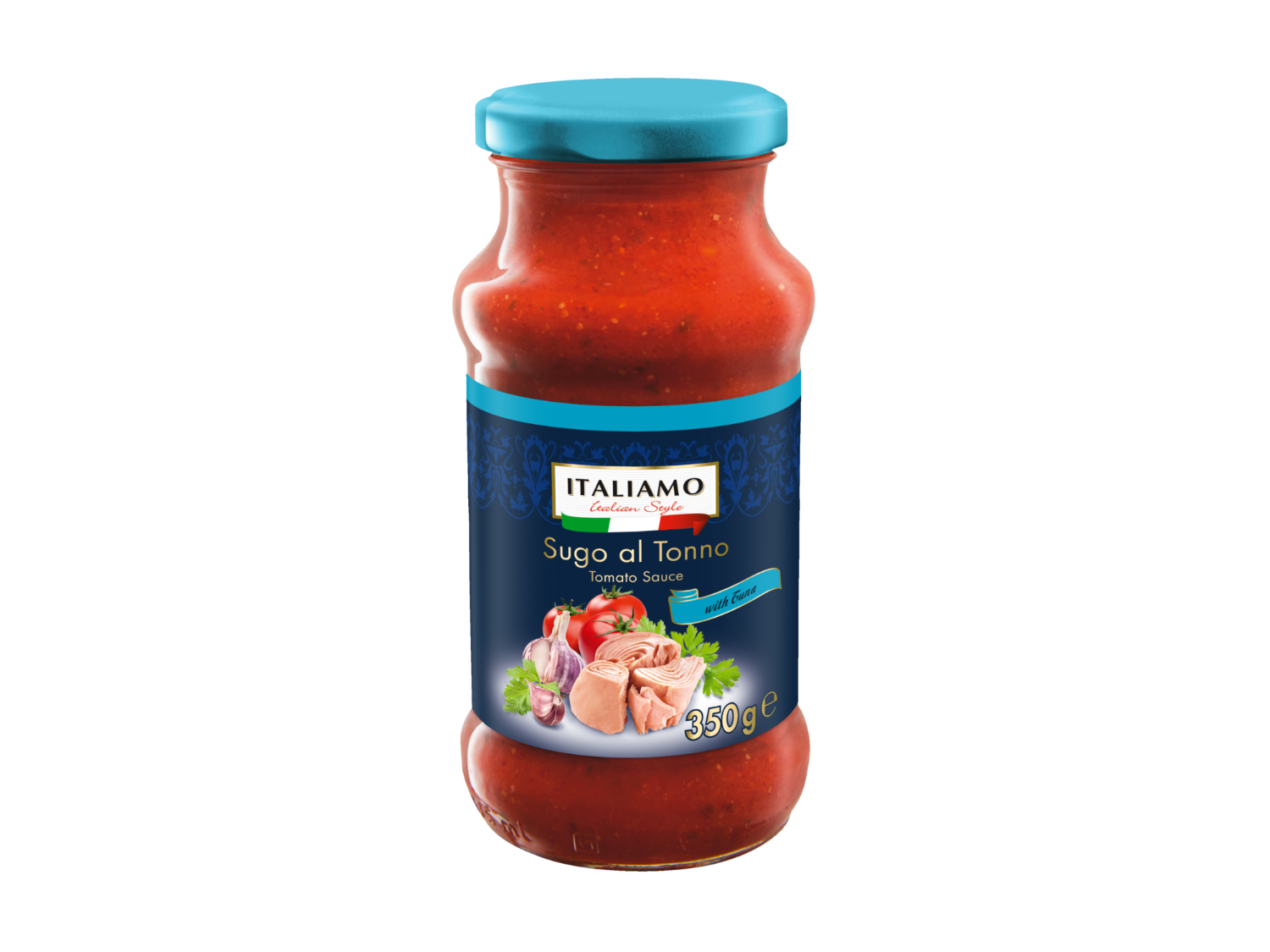 Salsa para pasta — otra vista del envase