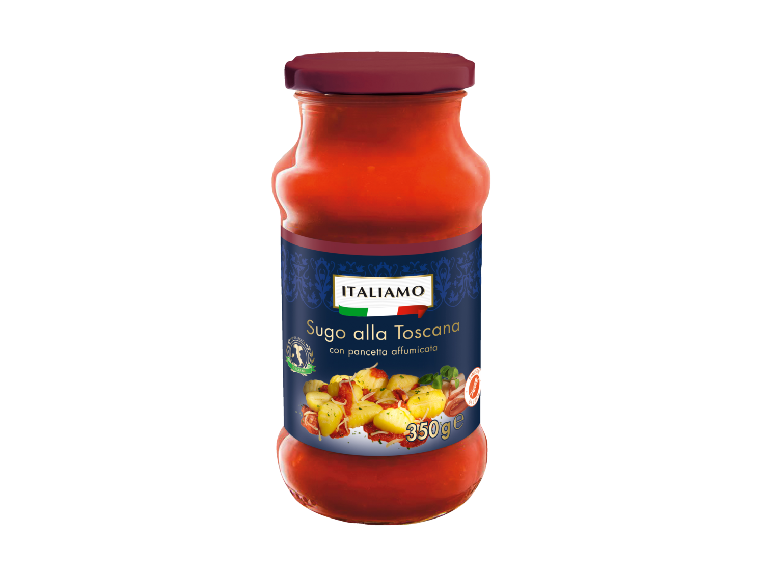 Salsa para pasta — otra vista del envase