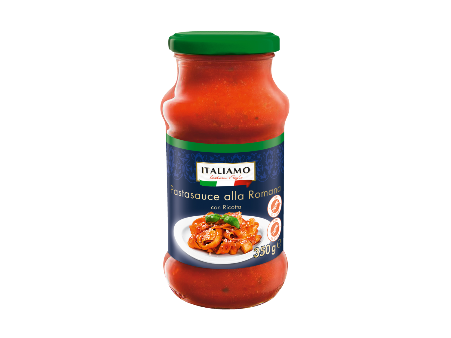 Salsa para pasta — otra vista del envase