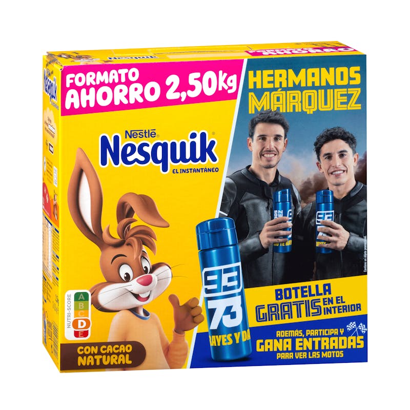 Cacao soluble instantáneo Nesquik — otra vista del envase